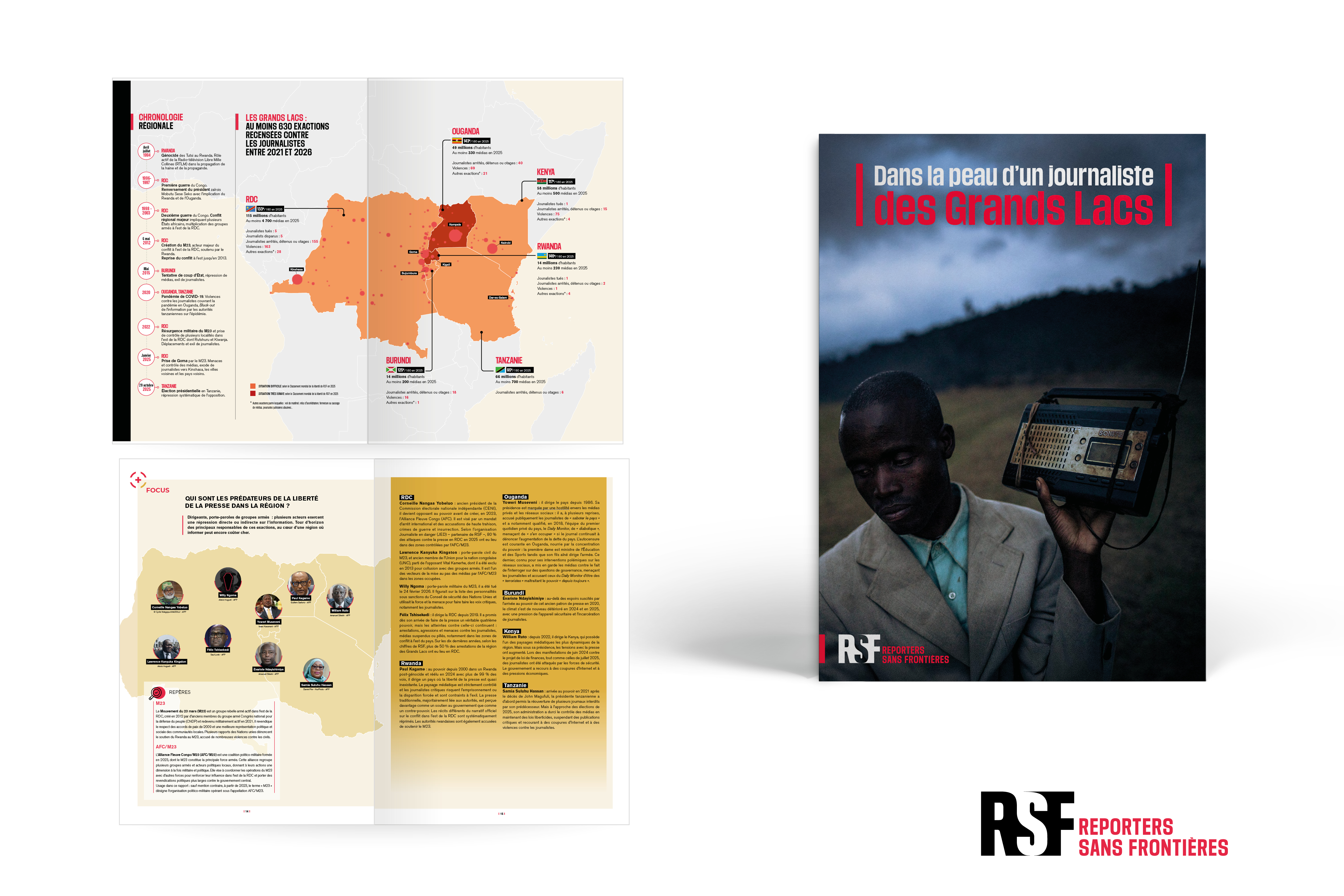Création du rapport Grands lacs / Client : RSF